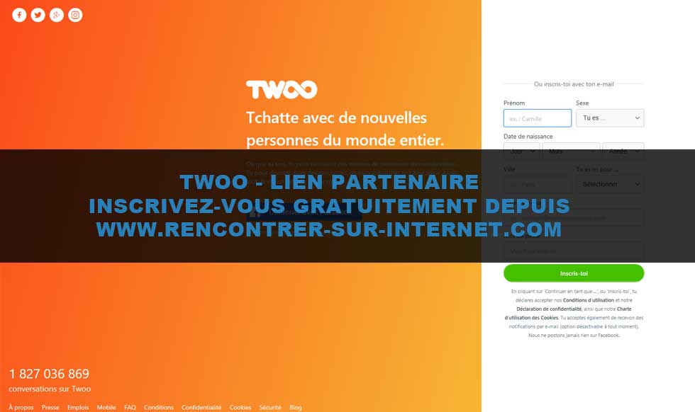 twoo.com rencontres